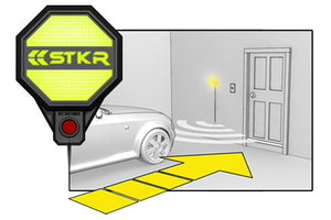 STKR Concepts パーキングセンサー ガレージ 車庫入れ バック 警告 ダークグレー