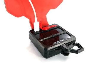 STKR Concepts FLEXIT Solar Flashlight 500LM USBとソーラー充電式 照射角度は自由自在